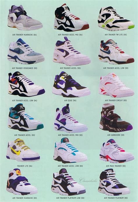 old nikes from the 90s.